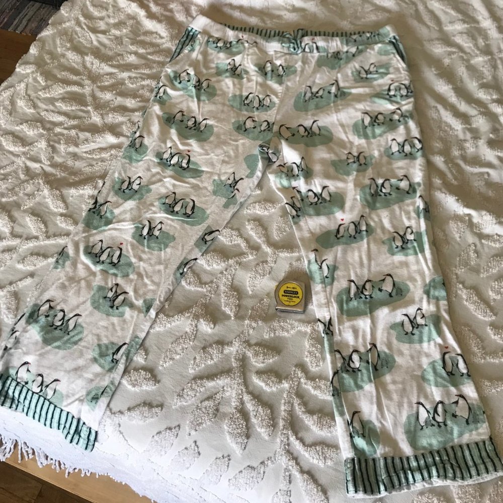 Munki Munki Flannel Penguin Pajama Pants XXL